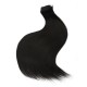Kriyya 100g Clip In Hair Remy Hair Extensions Natural Black Color