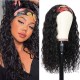 Kriyya Water Wave Headband Wigs 150% Density Glueless Wigs Natural Color 14-26 Inch