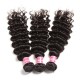 Kriyya Peruvian Deep Wave 3 Bundle Deals Human Hair Weave 9A Virgin Hair