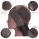 Kriyya 13x4 Lace Front Wigs 150% Density Straight Human Hair 30#  Cinnamon Highlights Color