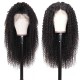 Kriyya Hair Virgin Curly Human Hair 150% Density Transparent 13x6 Lace Frontal Wig