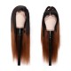 Kriyya 13x6 Straight Human Hair Lace Front Wigs 150% Density T1B4 Color
