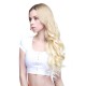 Kriyya 160g Clip In Extensions Platinum Blonde Hair Color Remy Human Hair Extensions 100 Human Hair