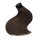 Kriyya 220g Clip In Hair Extensions Human Hair Dark Brown Hair Extensions For Sale
