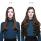 Kriyya 220g Clip In Hair Extensions Human Hair Dark Brown Hair Extensions For Sale