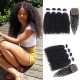 Kriyya 4 Bundles Indian Jerry Curly Hair Weave With Closure 4x4 Inch