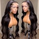 Kriyya Virgin Hair Body Wave Wig 13x4 Lace Front Wigs High Quality Human Hair 150% Density