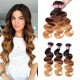 Kriyya Body Wave Ombre Hair T1B/4/27 3 Bundle Deals Peruvian Human Hair Weave