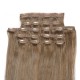Kriyya Real Hair Extensions Clip Ins Light Golden Brown 20 Inch Hair Extensions