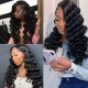 Kriyya Loose Wave Hair 4 Bundles Peruvian Human Hair Bundles 16-26 Inch