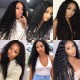 Kriyya  Malaysian Deep Wave Hair 3 Bundles Virgin Hair With 4*4 Lace Closure