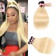 Kriyya 3 Pcs T1B/613 Ombre Virgin Hair Bundle Deals Malaysian Straight Hair