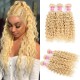 Kriyya Peruvian Hair 613 Blonde Deep Wave 3 Bundles Virgin Human Hair