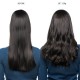 Kriyya 120g Human Hair Clip Ins Real Hair Extensions Natural Black Hair Color Remy Hair