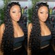Kriyya  Jerry Curly Human Hair 13x4 Lace Front Wig Pre-plucked Virgin Hair Wig 150% Density