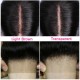 Kriyya Pre-Plucked Straight Human Hair 13x6 Transparent Lace Frontal Wigs 180% Density