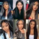 Kriyya Brazilian Virgin Hair 3pcs Straight Hair With 4*4 Lace Closure