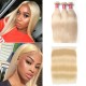 Kriyya Straight 3 Pcs Human Hair Bundles With 13*4 Lace Frontal Peruvian Hair