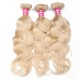 Kriyya 3 Pcs Body Wave With 13*4 Lace Frontal Malaysian 100% Virgin Hair