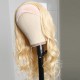 Kriyya Velvet Headband Wigs Natural Wave Glueless Human Hair Wigs 613 Color 16-22 Inch