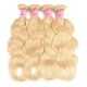 Kriyya Body Wave Hair 4 Bundles 613 Color Indian Human Hair Weave