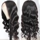 Kriyya Brazilian Body Wave Lace Part Wig 150% Density Virgin Hair Wigs Natural Black