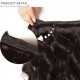 Kriyya 3 Bundles Body Wave With 5x5 HD Lace Closure Human Hair Weave Natural Color