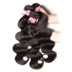 Kriyya 3 Bundles Body Wave With 5x5 HD Lace Closure Human Hair Weave Natural Color