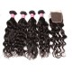 Kriyya Brazilian Hair Natural Wave Weave 4 Bundles With 4x4 Lace Front Closure