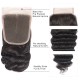 Kriyya Peruvian Loose Wave Hair Weave 4 Bundles With 4x4 Lace Front Closure
