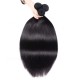 Kriyya 3 Bundles Brazilian Virgin Remy Hair Straight With 13*4 Lace Frontal