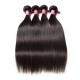 Kriyya Brazilian Straight 4 Bundles Quick Weave With Closure 13x4 Transparent Lace