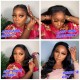 Kriyya Water Wave Headband Wigs 150% Density Glueless Wigs Natural Color 14-26 Inch