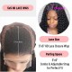 Kriyya HD Transparent Lace Wigs Straight Wigs 5X5 Lace Closure Wig with Baby Hair 180 Density Trendy Kay's Choice