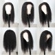 Kriyya Brazilian Human Hair Middle Part Lace Wigs 150 Density Jerry Curly Lace Wigs