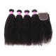 Kriyya Free Part Closure With Kinky Curly Hair Peruvian Human Hair
