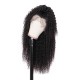 Kriyya Hair Virgin Curly Human Hair 150% Density Transparent 13x6 Lace Frontal Wig