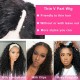 Kriyya Beginner Friendly Glueless V Part Curly Wig No Leave Out No Gel Human Hair Wig  Effortless To Put On 150% Density Natural Color