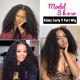 HOT: New V-Part Kinky Curly Wig No Leave Out