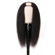 Flash Sale Kinky Straight U Part Wig 150 Density Virgin Human Hair Wigs
