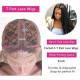 Flash Sale Highlight Body Wave T Part Lace Wig