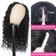 Kriyya Glueless Wet and Wavy Deep Wave V Part Wigs 2 in 1 Dry Straight Wet Curly Wig