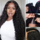 Kriyya Magic Wet and Wavy Jerry Curly V-Part Wigs Glueless Wig 2 in1 Dry Straight Wet Curly For Swimming