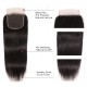 Kriyya 4 Bundles Indian Straight Hair Weave With 4x4 Closure