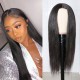 Kriyya Straight Hair Wig 4.5*1.5 Middle Part PU Skin Base Wig Fake Scalp Human Hair Wigs