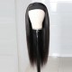 Kriyya Straight Headbands Wigs Glueless Human Hair Wigs with Headband Attached