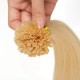 Kriyya Professional U-Tip Hair Extensions Nail Tip Hair-Blonde