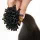 Kriyya Professional U-Tip Hair Extensions Nail Tip Hair-Dark Brown