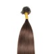 Kriyya Professional U-Tip Hair Extensions Nail Tip Hair-Dark Brown