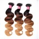 Kriyya Body Wave Malaysian Hair 3 Bundles T1B/4/27 Ombre Weave Hair 100% Virgin Hair